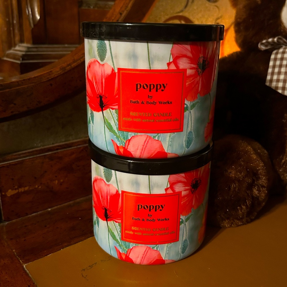 Bath & Body Works Poppy Candle Set